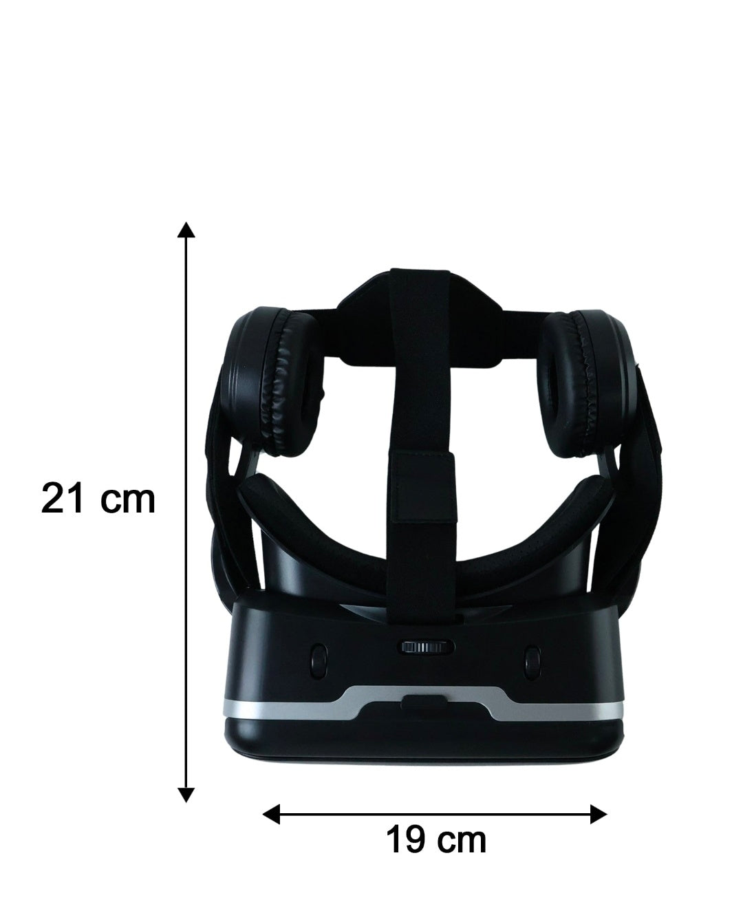 SwipShop Immersive VR Headset with Built-in Headphones | 3D Virtual Reality Glasses for Smartphones