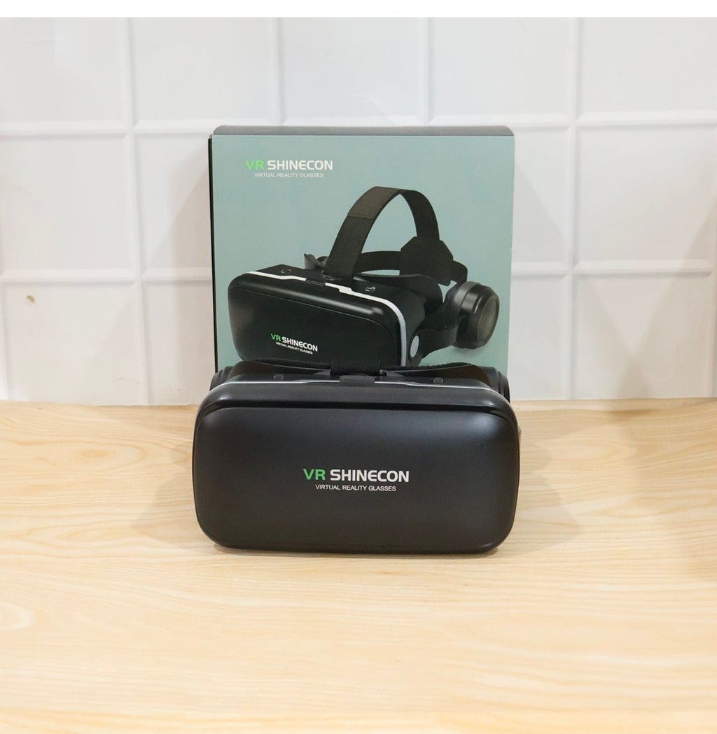 SwipShop Immersive VR Headset with Built-in Headphones | 3D Virtual Reality Glasses for Smartphones