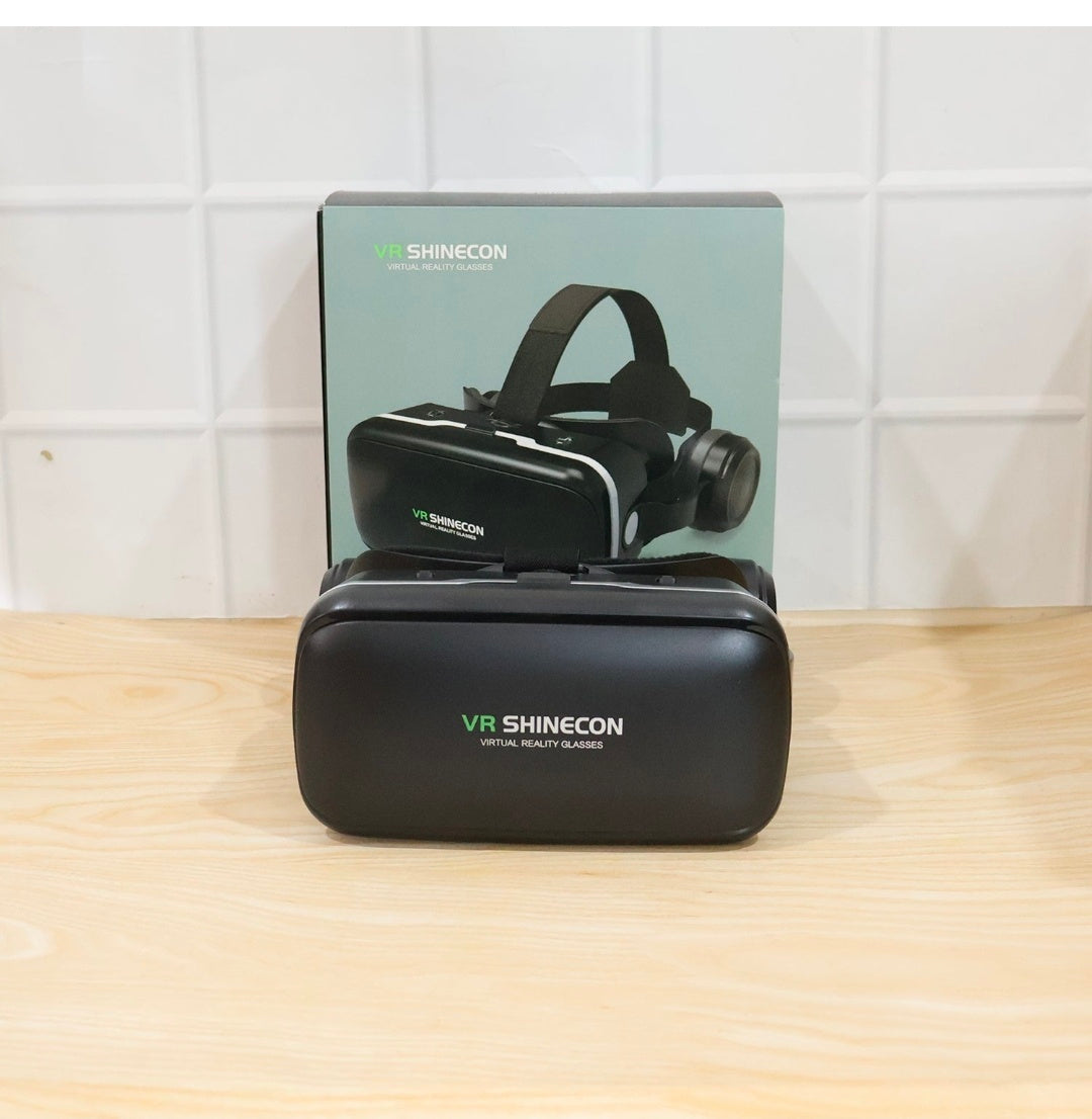 SwipShop Immersive VR Headset with Built-in Headphones | 3D Virtual Reality Glasses for Smartphones