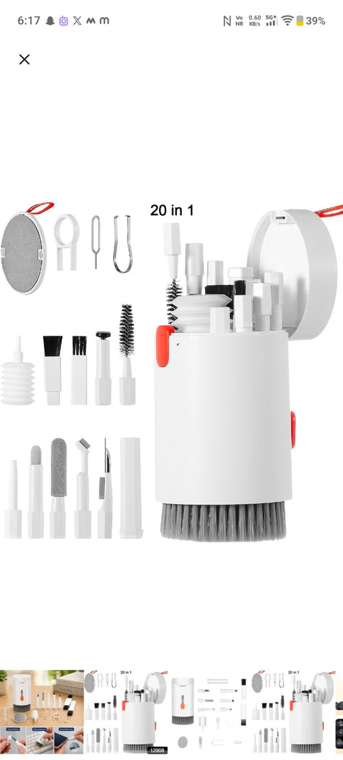 20-in-1 electronics cleaning kit accessories and uses
