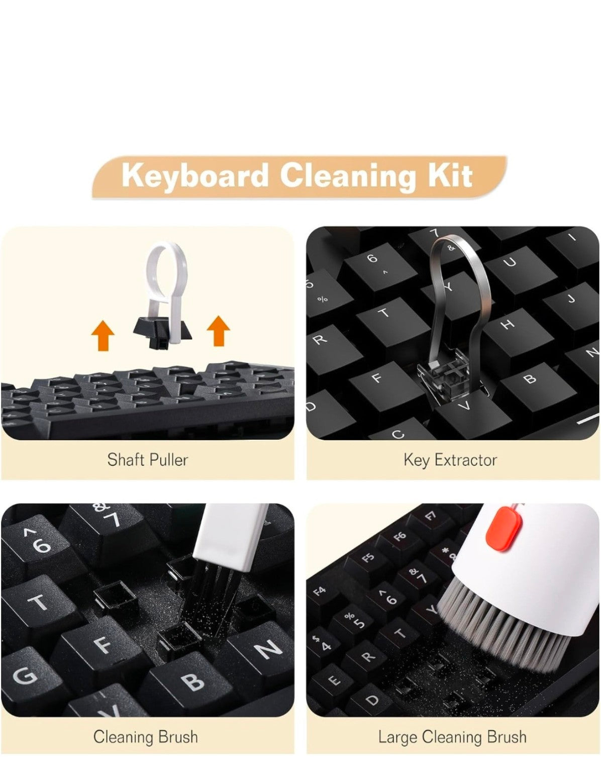 20-in-1 electronics cleaning kit accessories and uses
